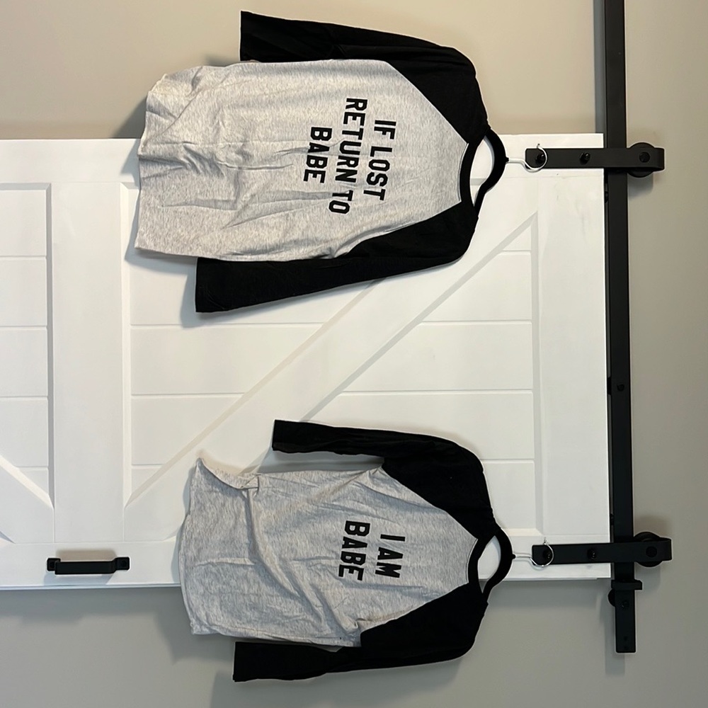 His & Hers Graphic Baseball Tees